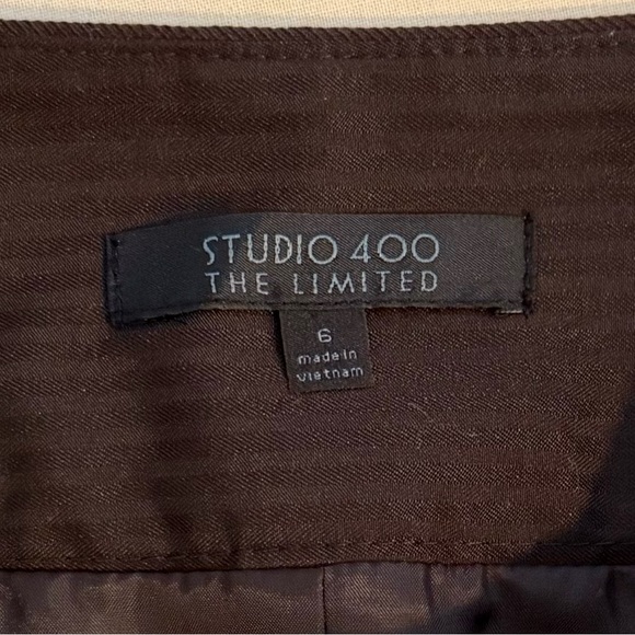 The Limited Studio 400 EUC Brown Minimalist Neutral Lined Pencil Skirt - Sz 6 - Picture 6 of 6